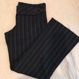 Torrid Red Pinstripe Trouser Pants (size 12)